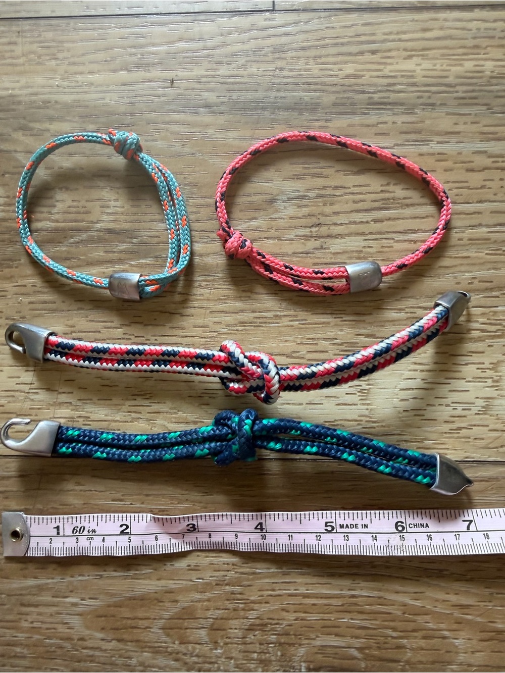 EUC LOT of Lemon and Line Nautical Knot Bracelets Rope Bracelet